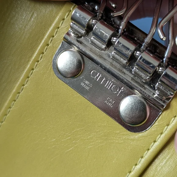 Coach Brown Leather Key & Card Holder with Embossed Logo - Picture 6 of 6